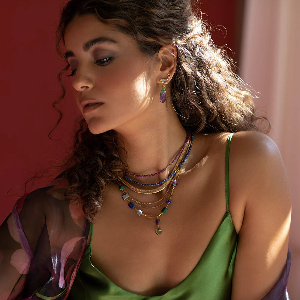 Oso Necklace - Malachite