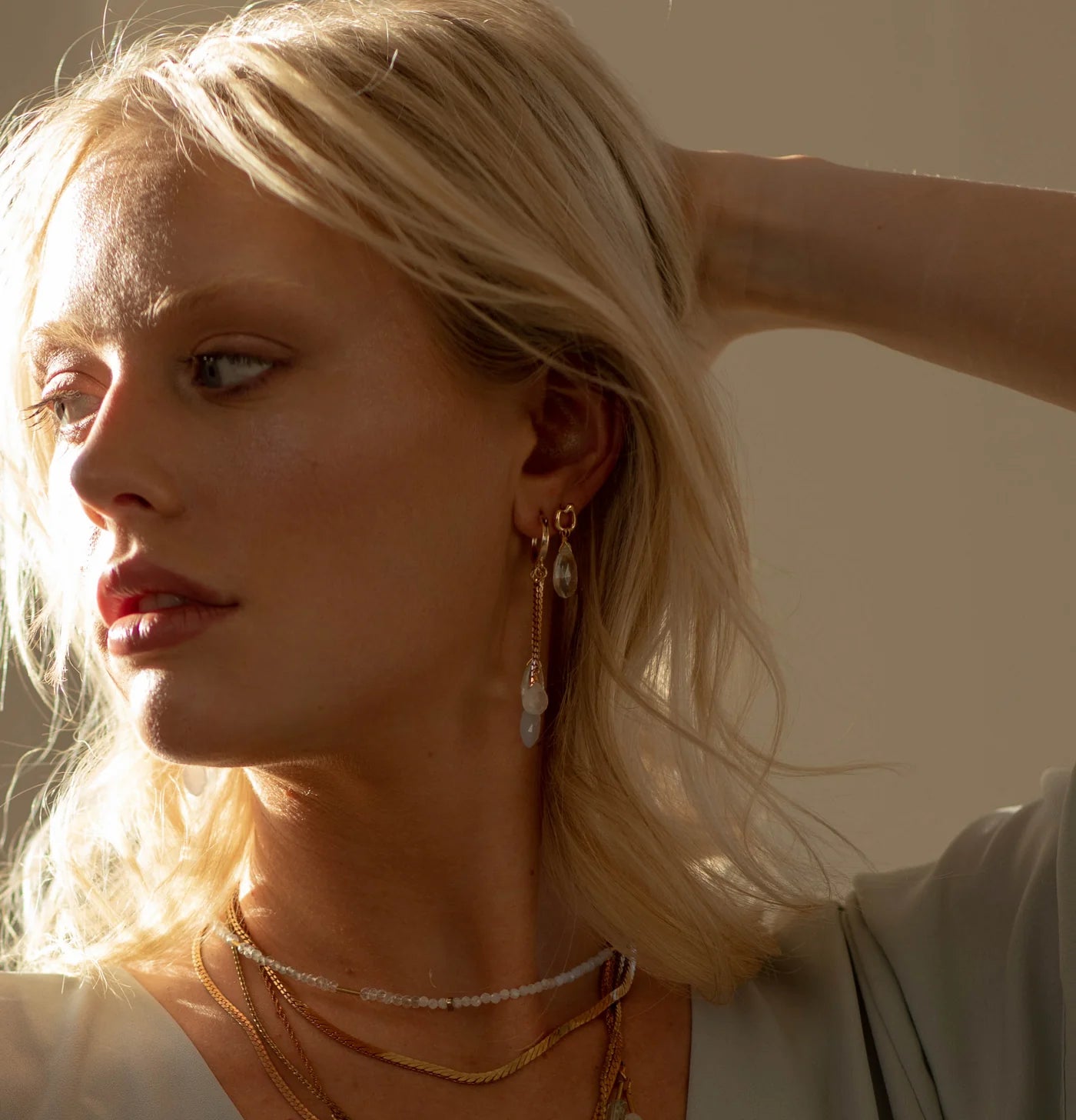 Nimbus Earrings - Lepidolite