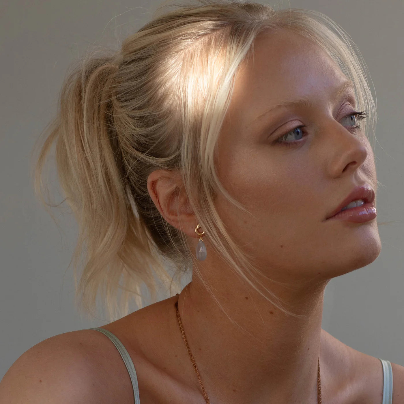 Jupiter Earrings - Green Amethyst