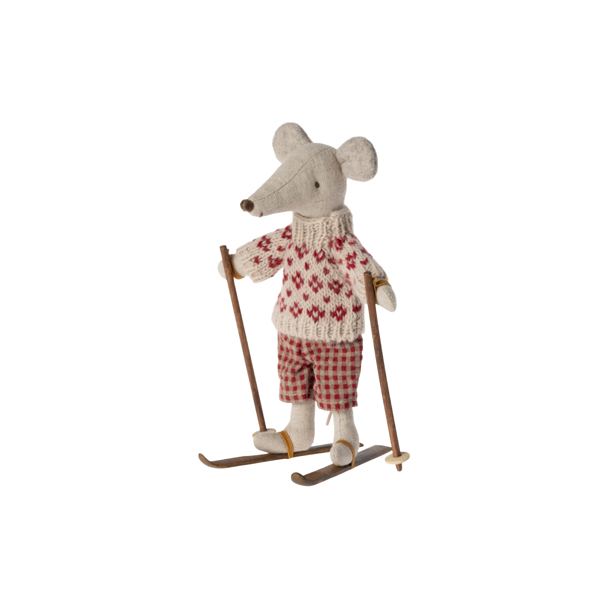 Mum/Dad Mouse Ski + Ski Poles