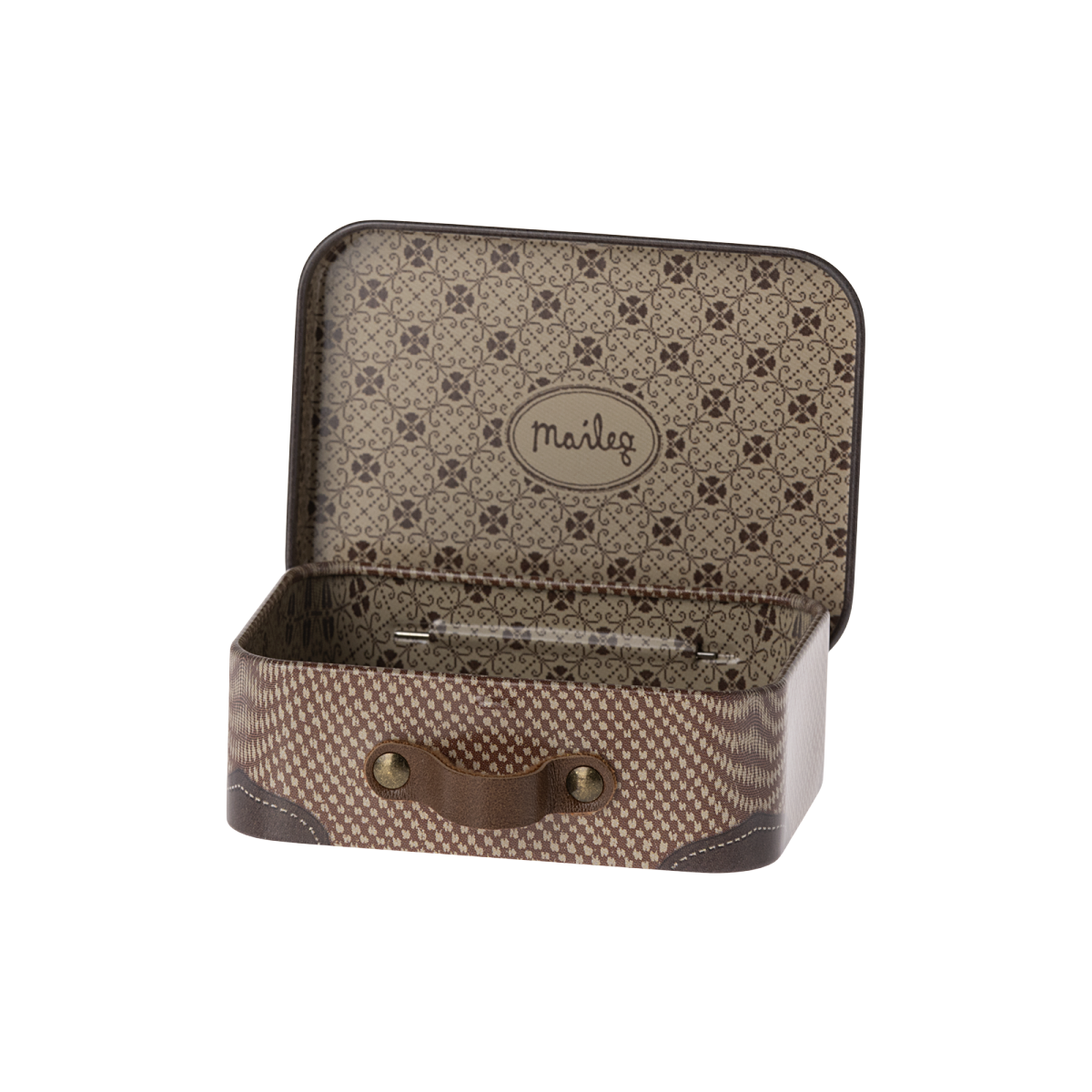 Micro Suitcase - Brown