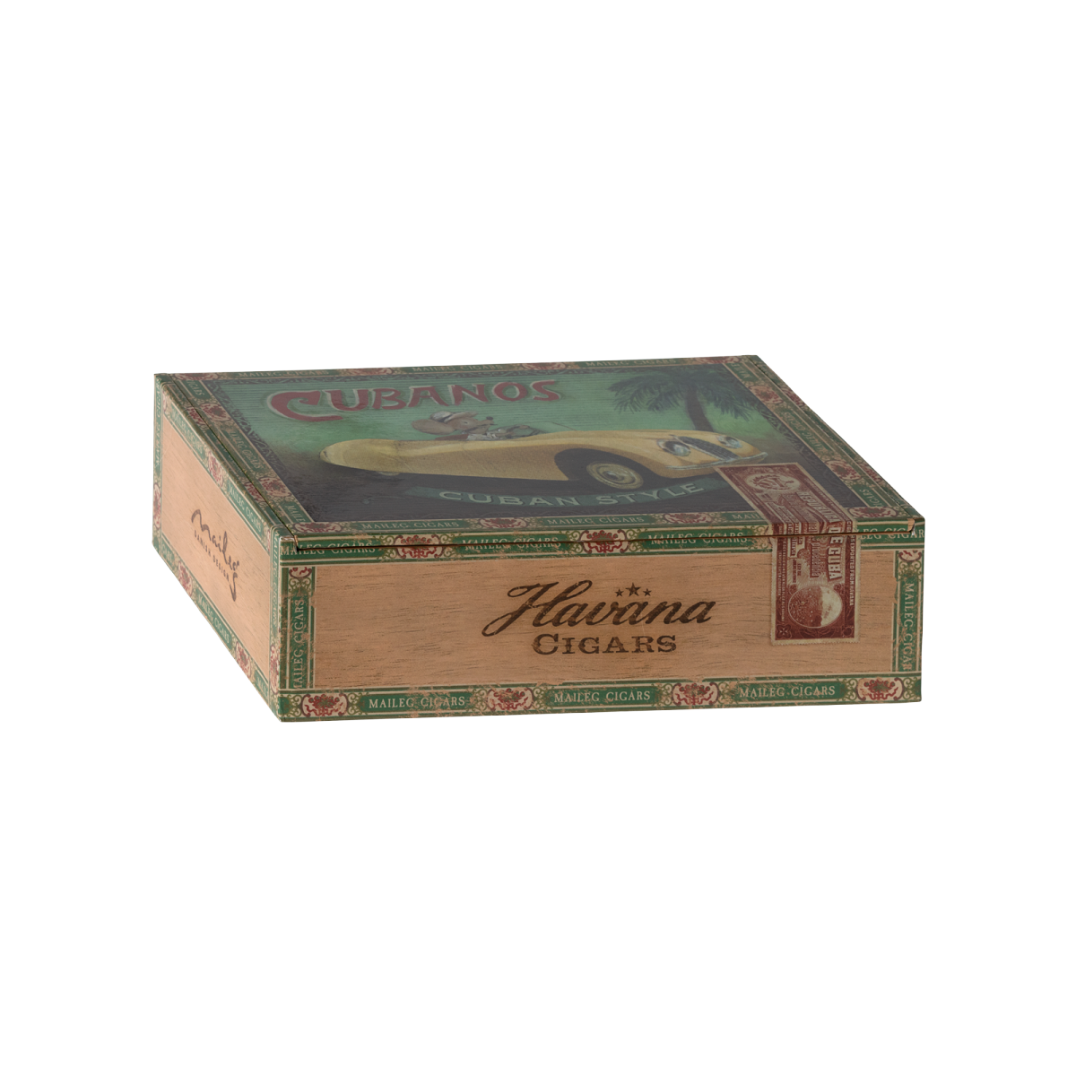 Grandma + Grandpa Mice in Cigar Box