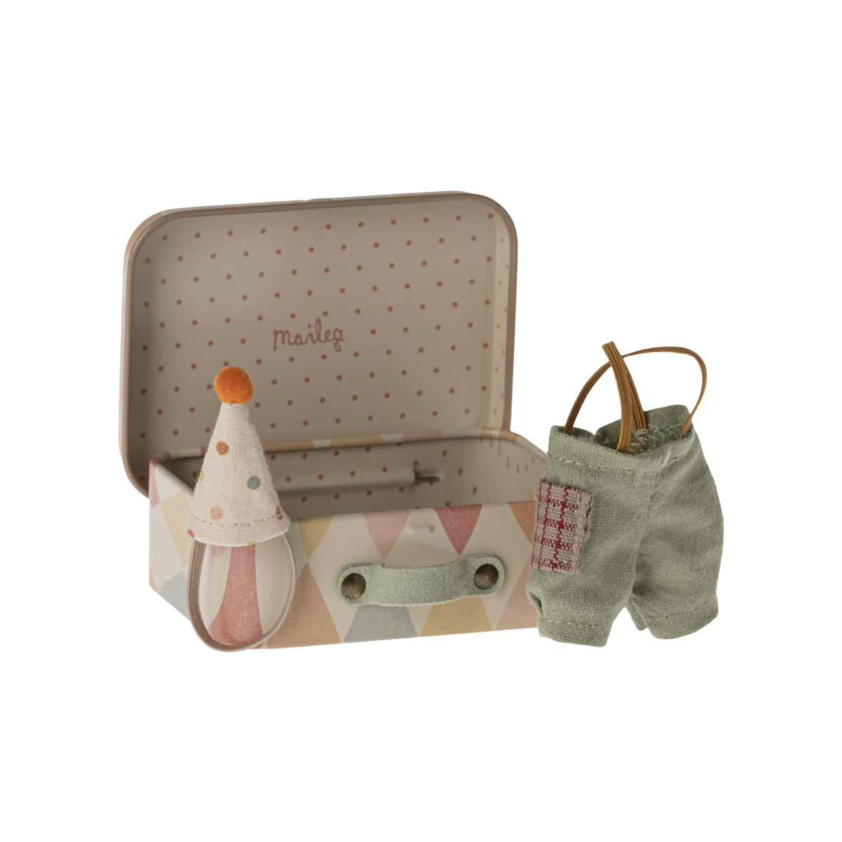 Clown Clothes in Suitcase - Little Brother Mouse