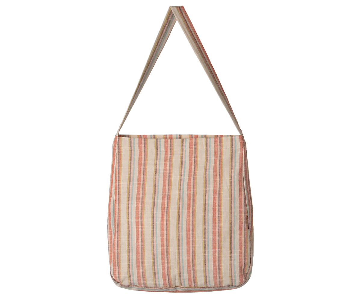 Striped Tote Bag - One Strap