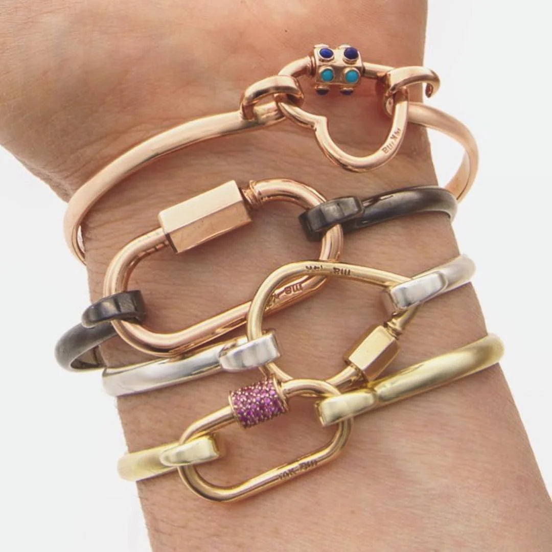Silver Hard Hook Bracelet - Large