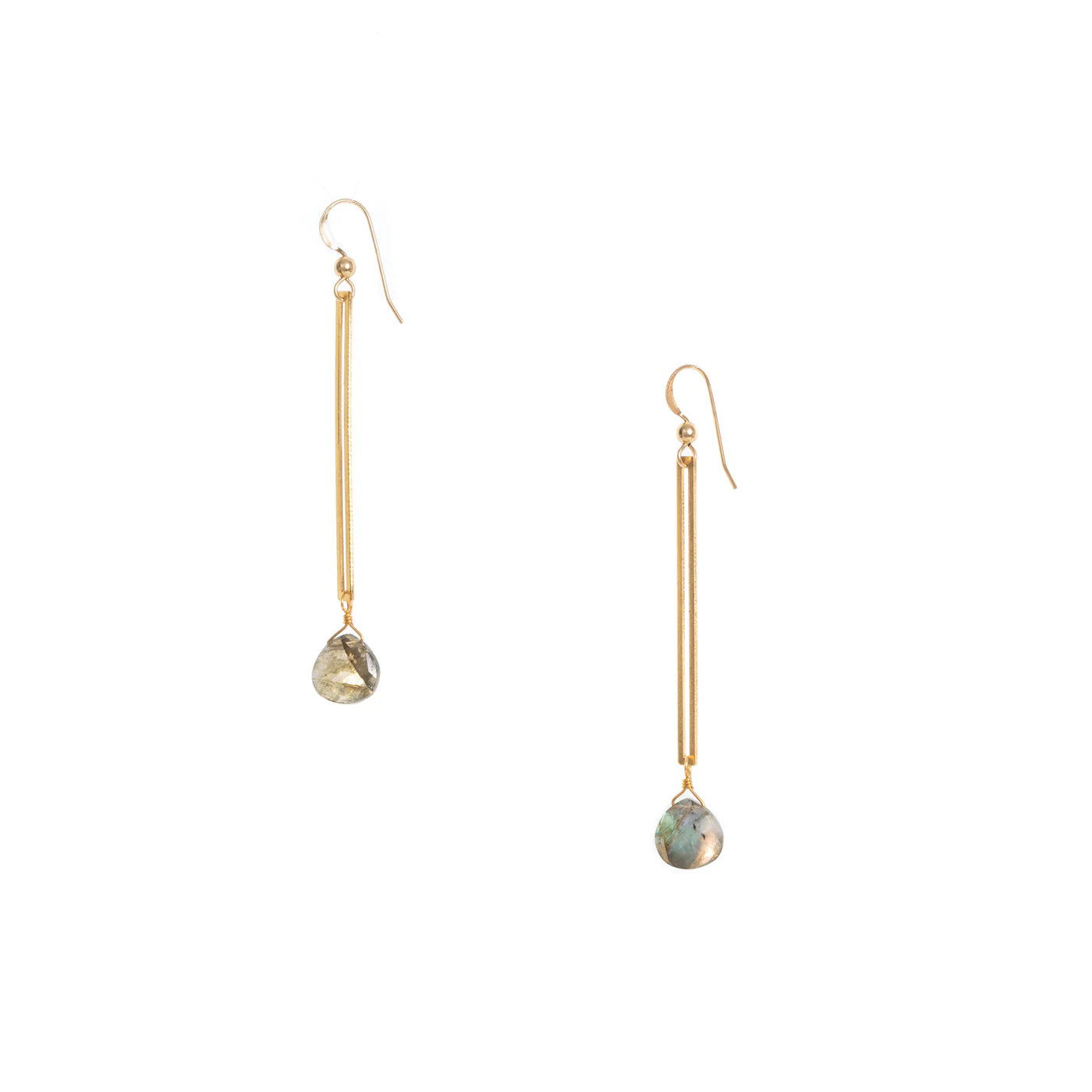 Isla Earrings - Labradorite