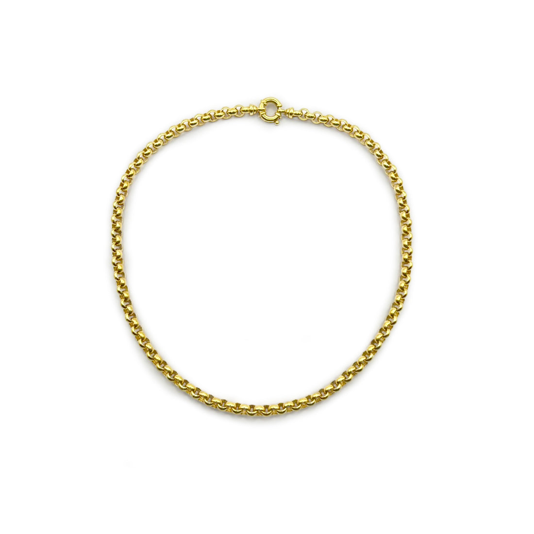 Vintage Large Belcher Chain - 9ct Yellow Gold - 18"L