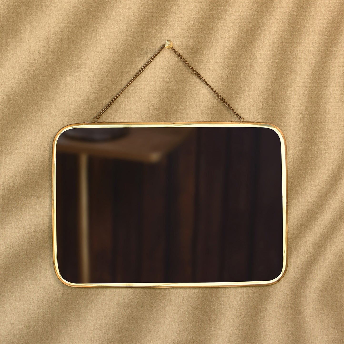 Estelle Brass Mirror - Rectangle
