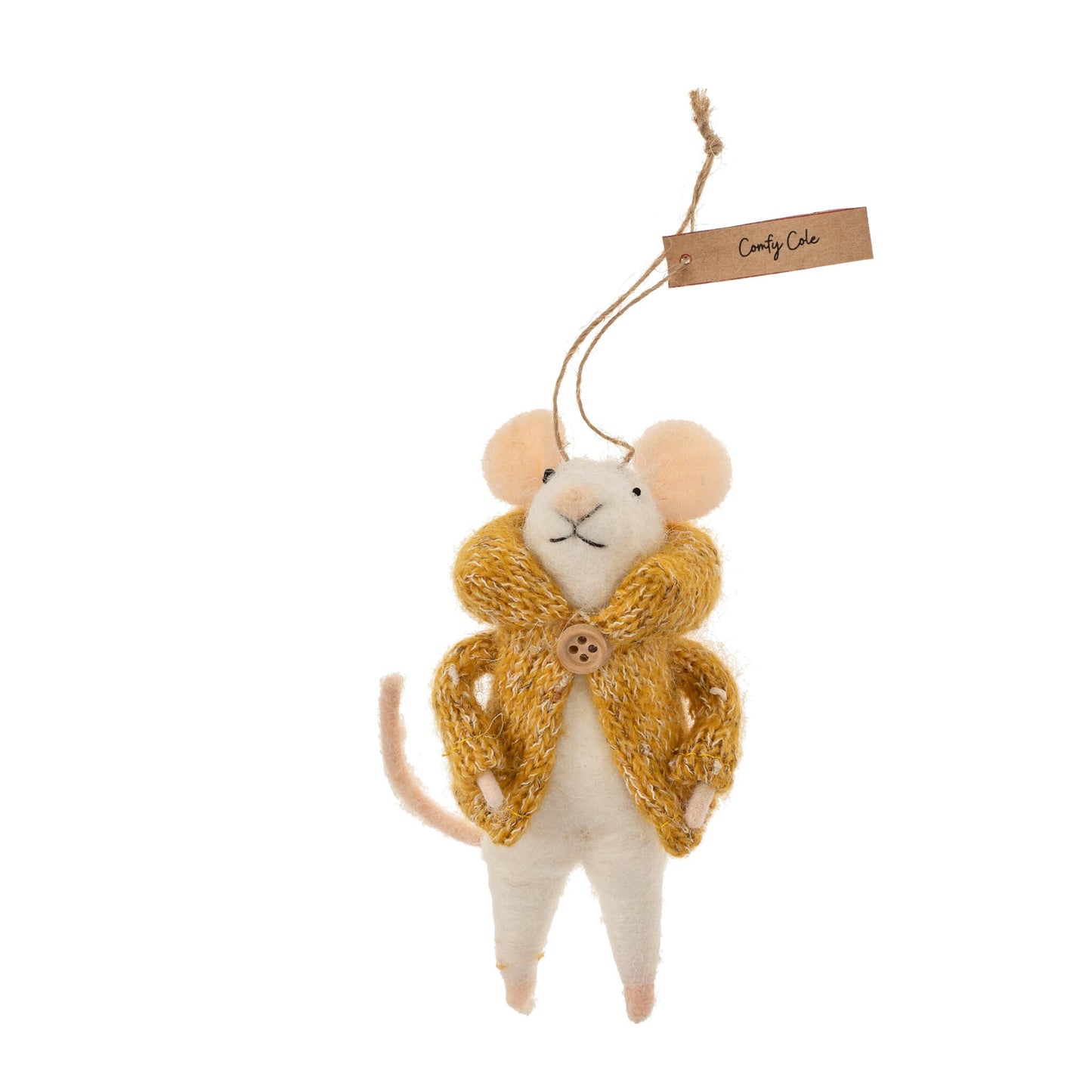 Comfy Cole Mouse Ornament