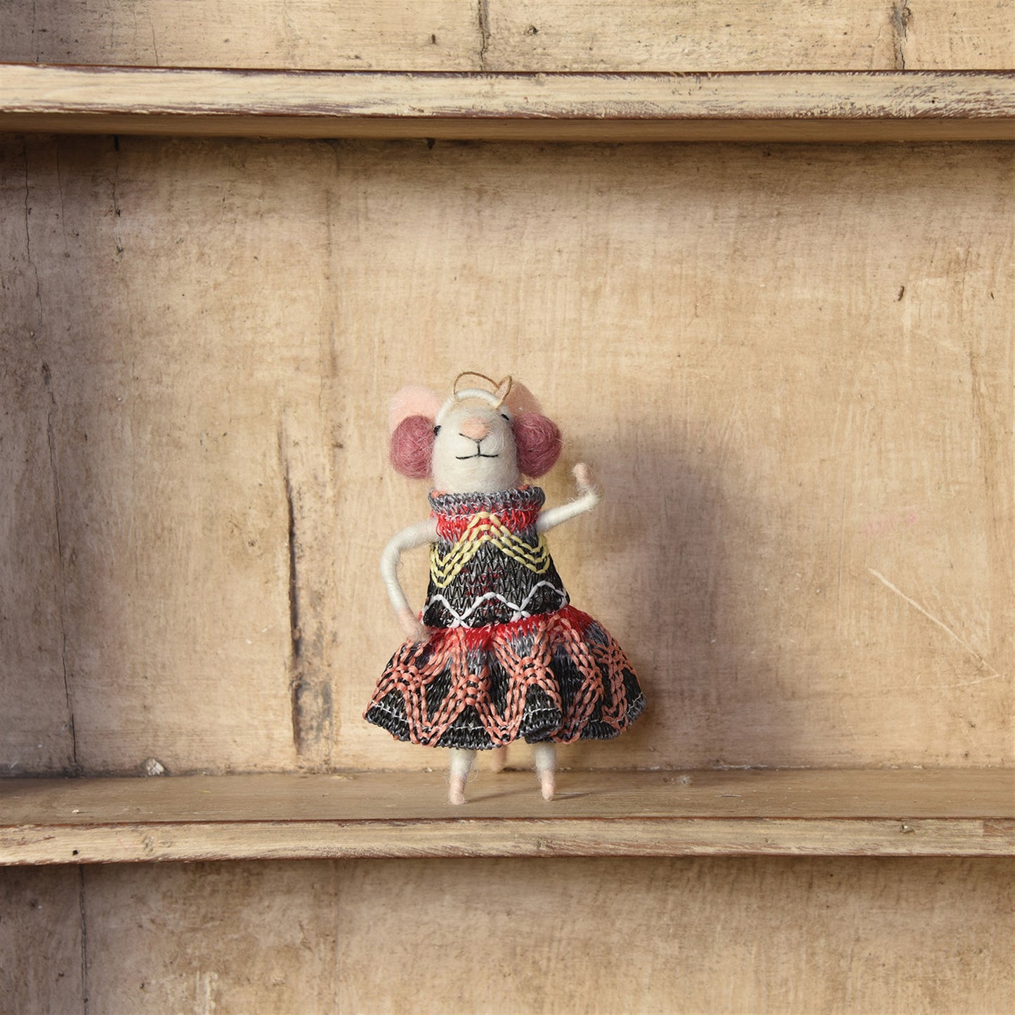 Wintertime Gal Mouse Ornament
