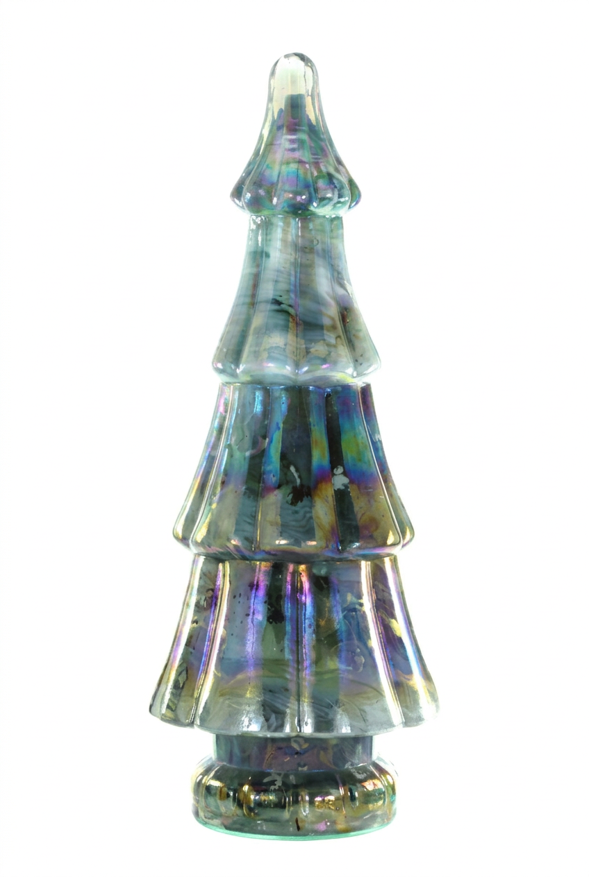 IRIDESCENT GREEN TREE - LARGE