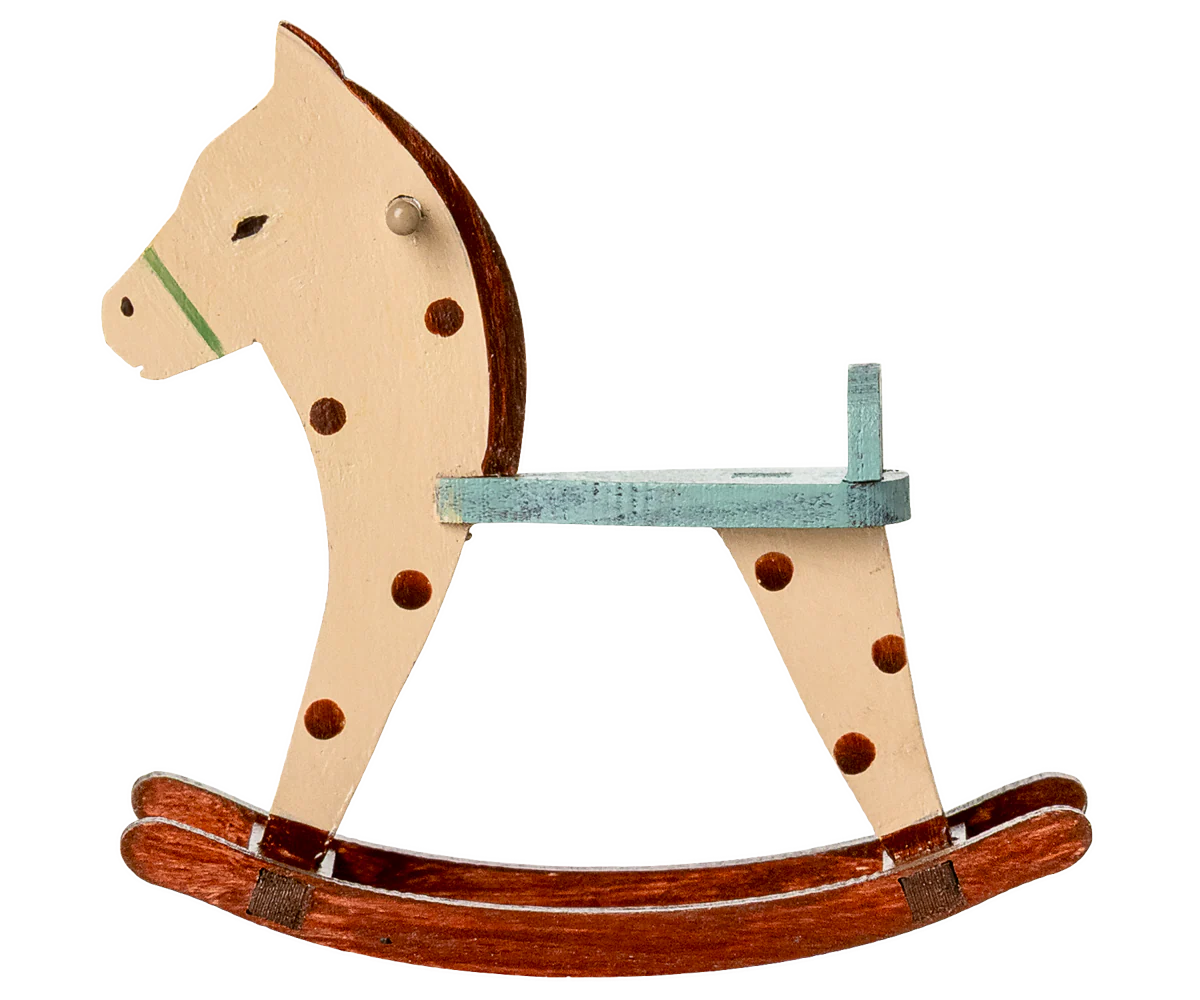 Mouse Rocking Horse - Spotted
