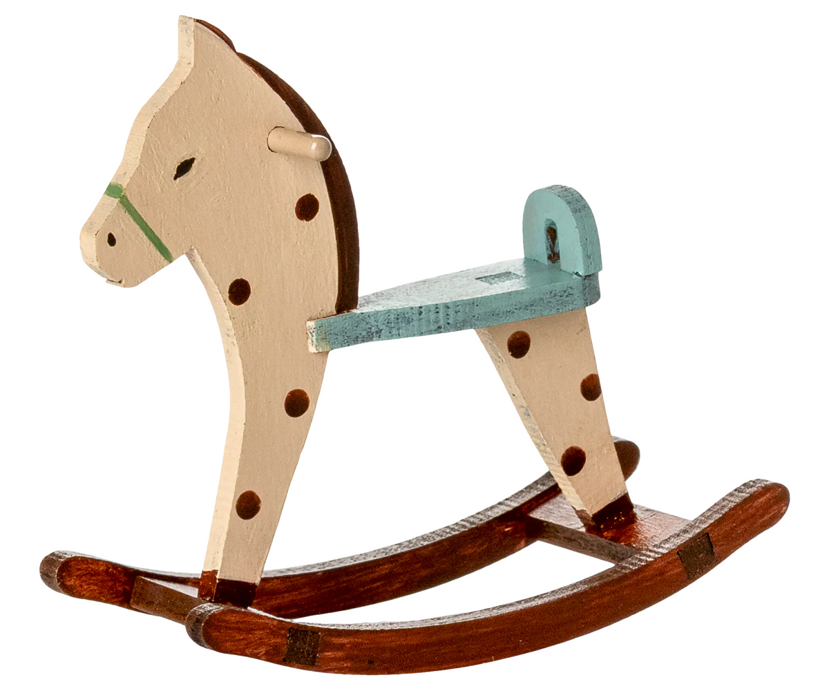 Mouse Rocking Horse - Spotted