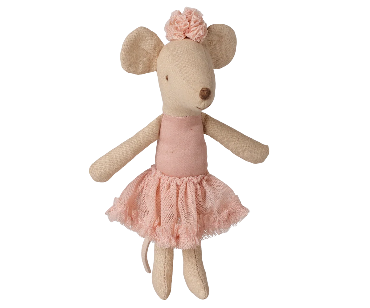 Big Sister Mouse Ballerina - Light Heather