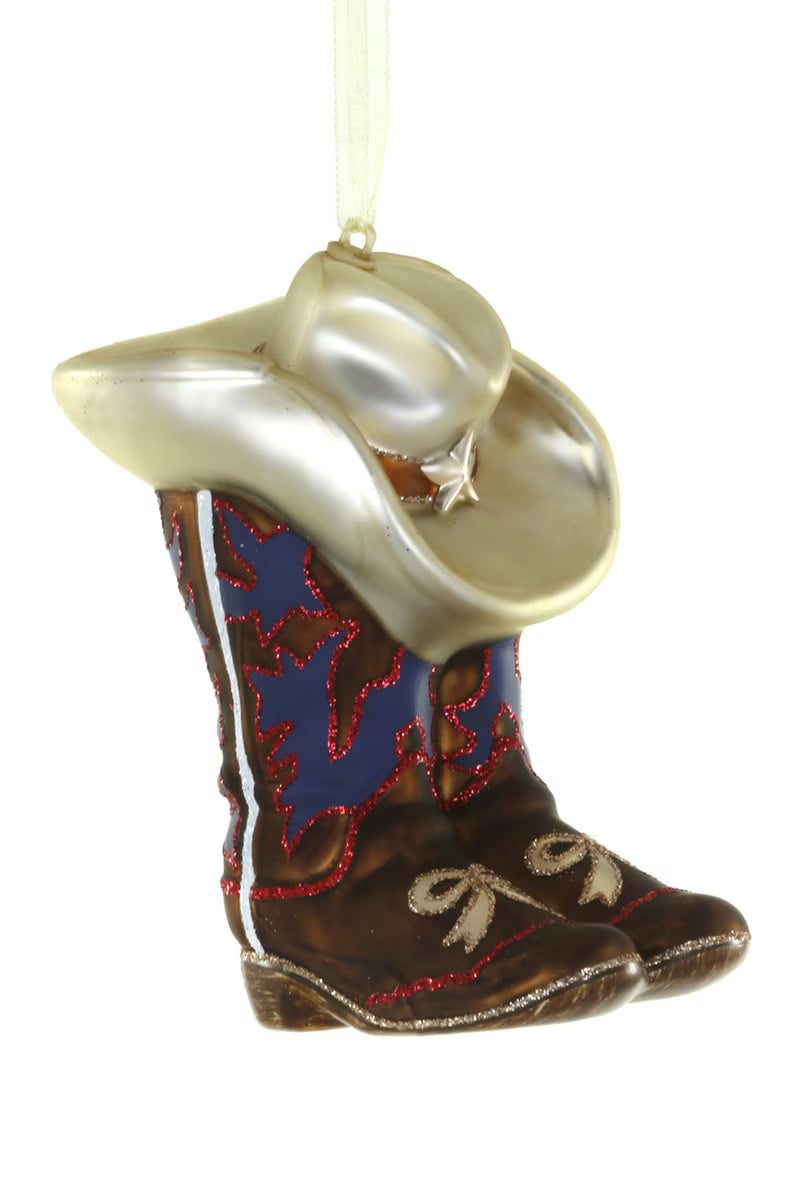 COWBOY CHRISTMAS ORNAMENT