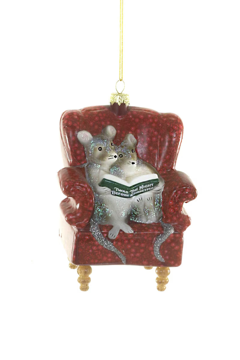 NOT A CREATURE WAS STIRRING ORNAMENT