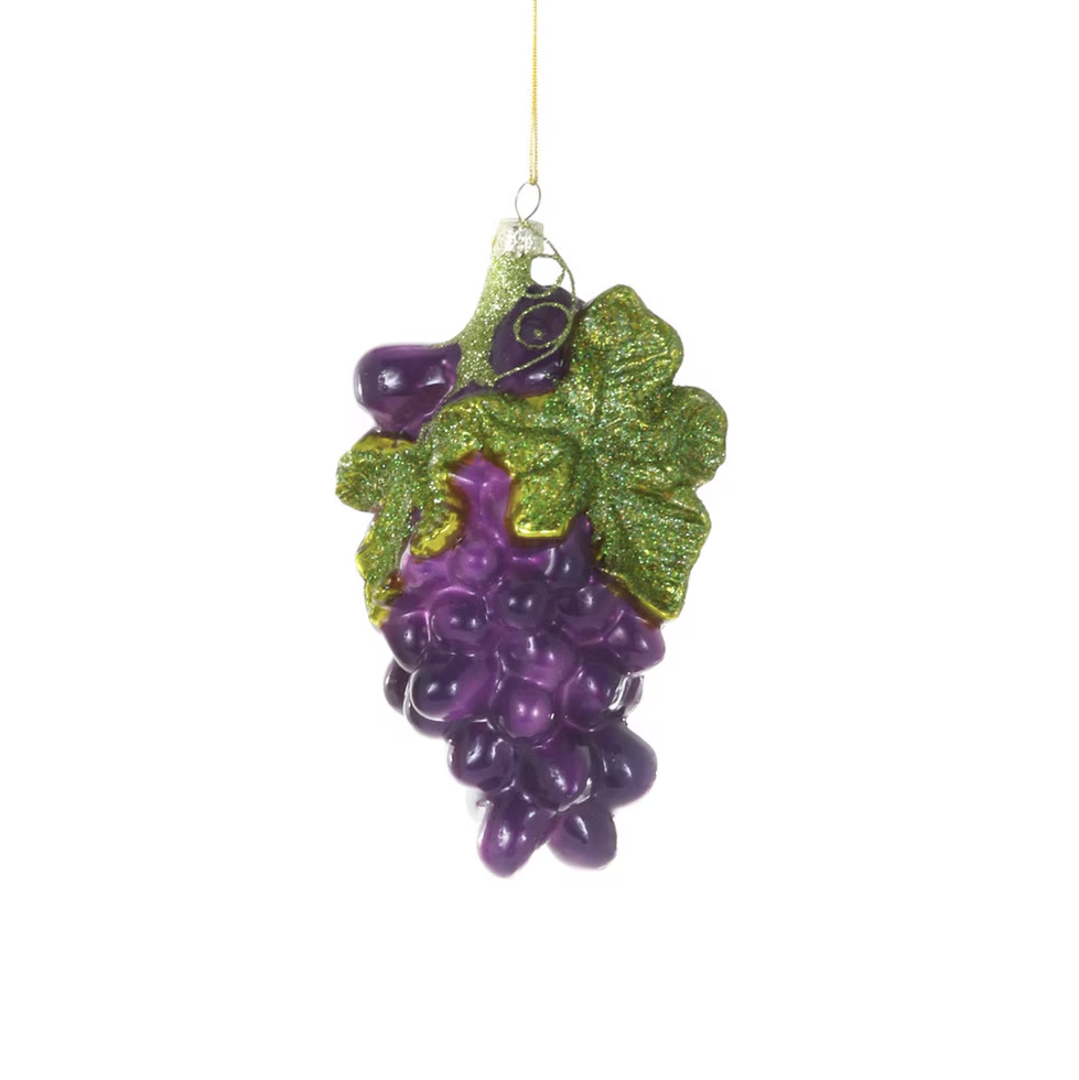 ORCHARD GRAPES ORNAMENT - PURPLE