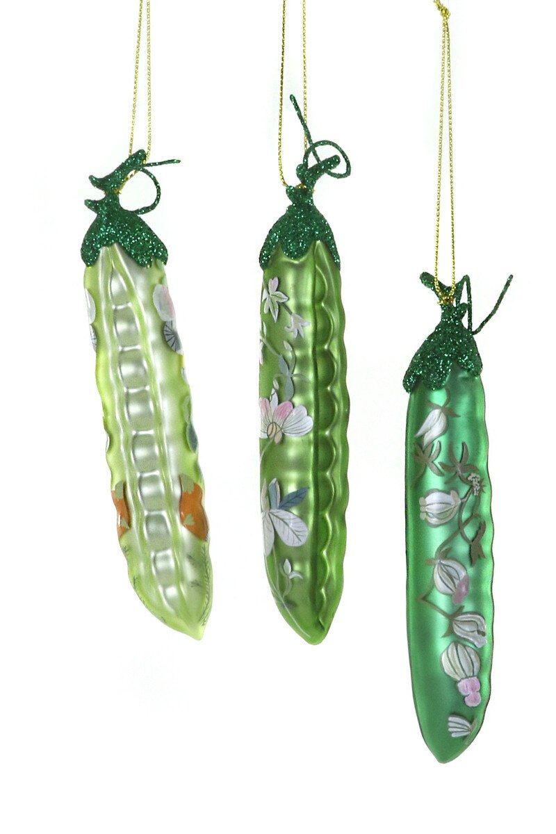 SINGLE - PRINTEMPS PEA ORNAMENT - 3 ASST'D