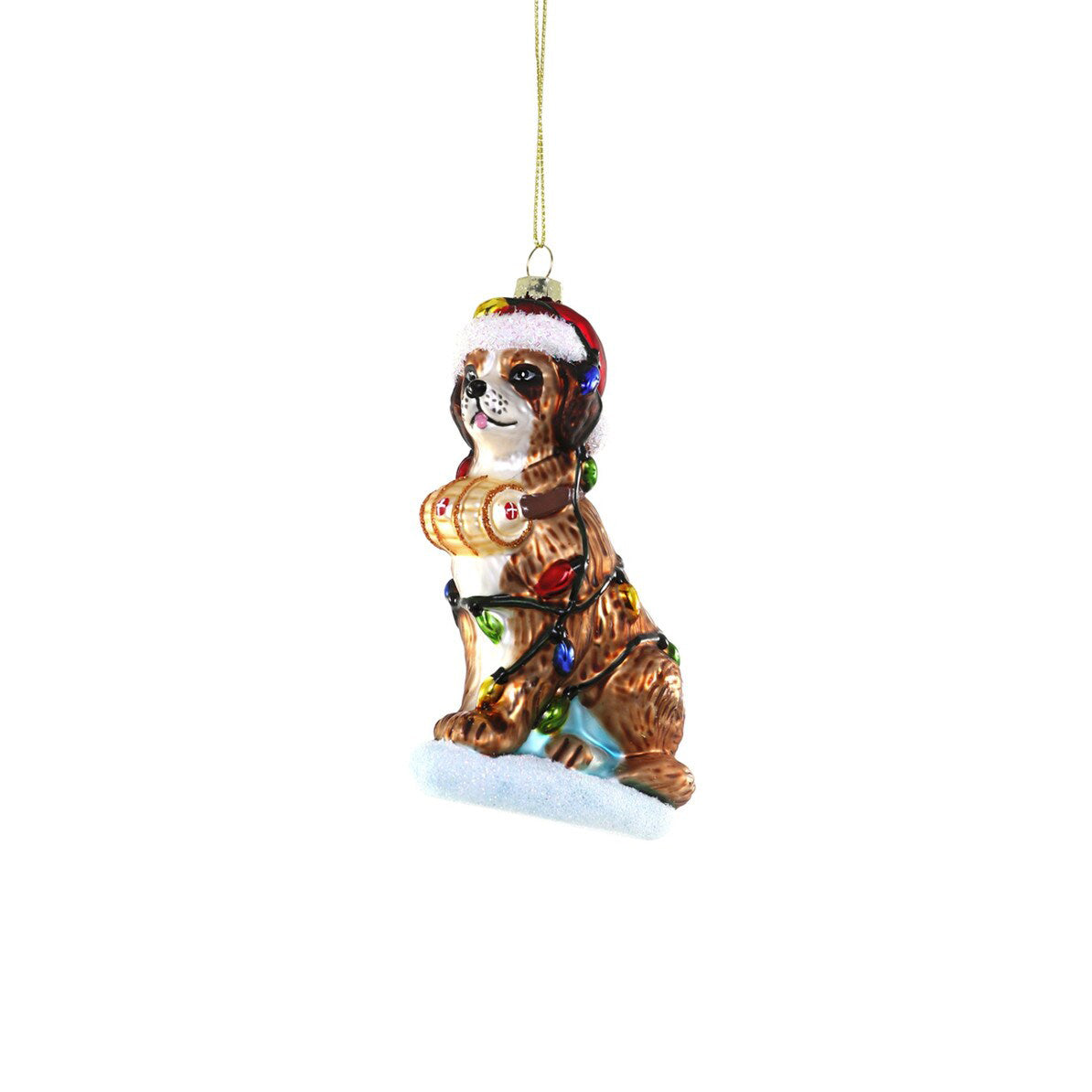 FESTIVE ST. BERNARD ORNAMENT