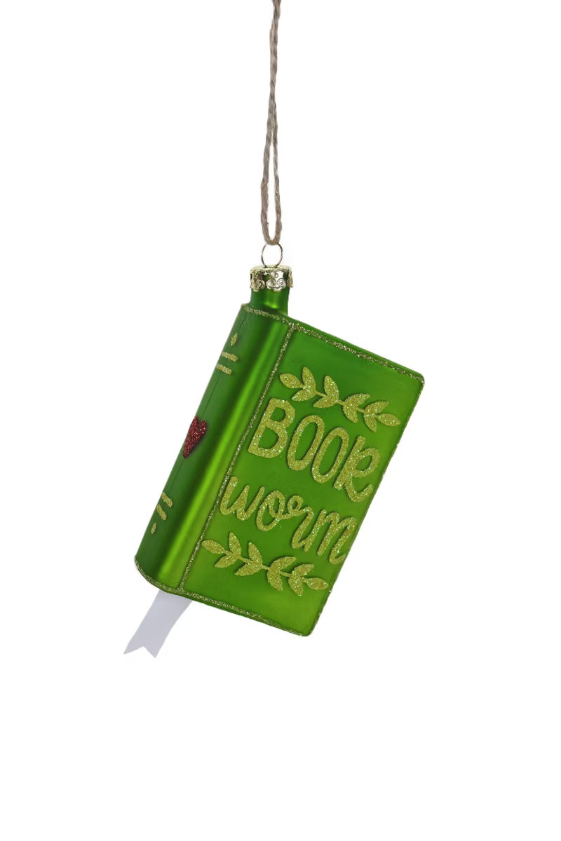 BOOK WORM ORNAMENT