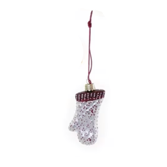 CHRISTMAS KITCHEN ITEM MINI ORNAMENT - OVEN MITT