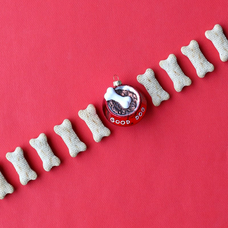 GOOD DOG FOOD BOWL ORNAMENT