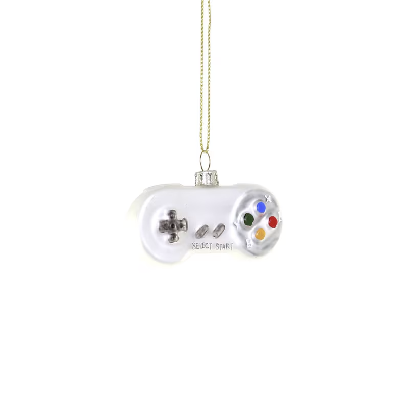 GAME CONTROLLER ORNAMENT - WHITE