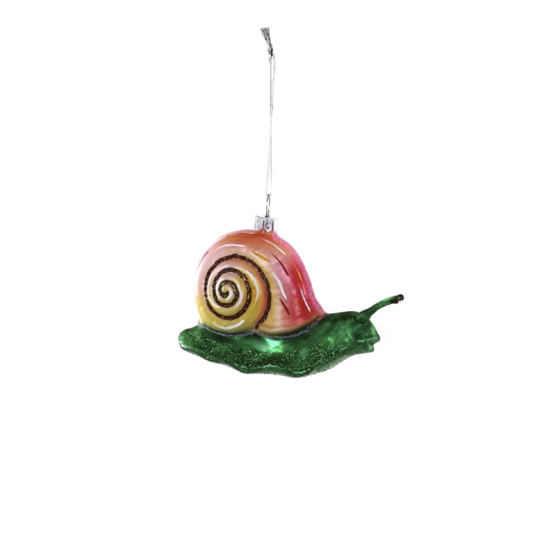 FERN SNAIL ORNAMENT - GREEN