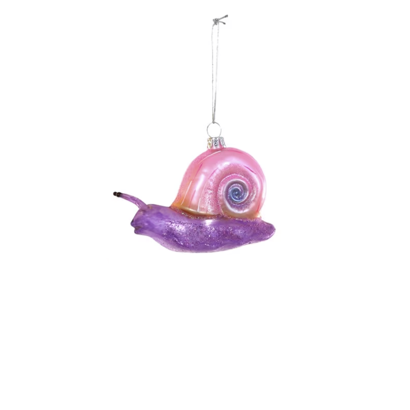 FERN SNAIL ORNAMENT - PINK