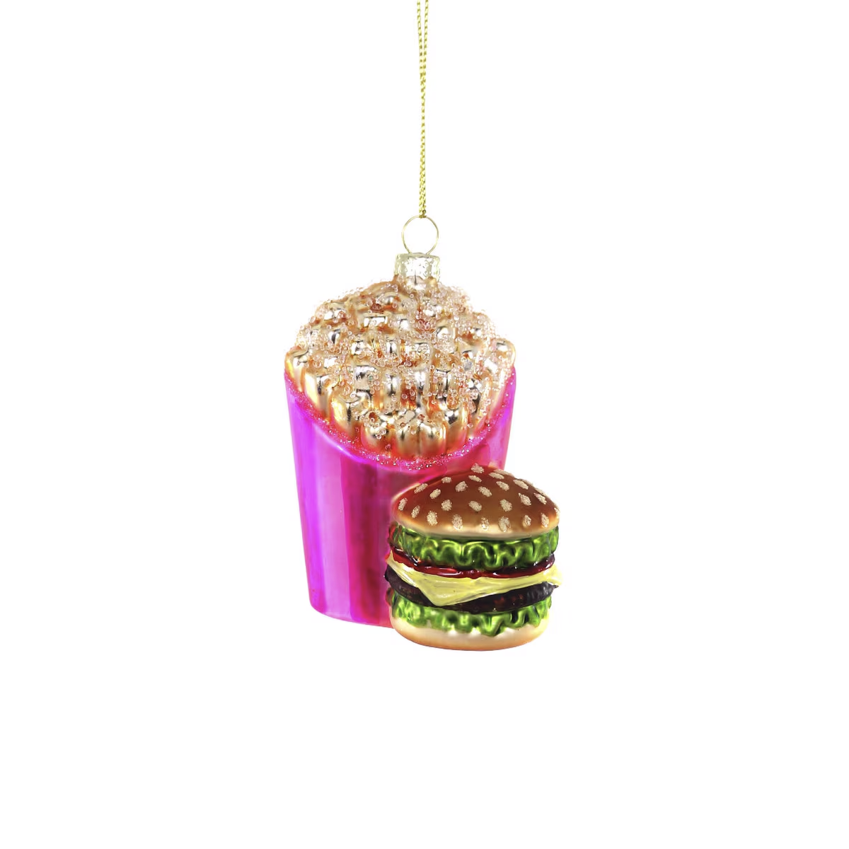 BURGER AND FRIES ORNAMENT