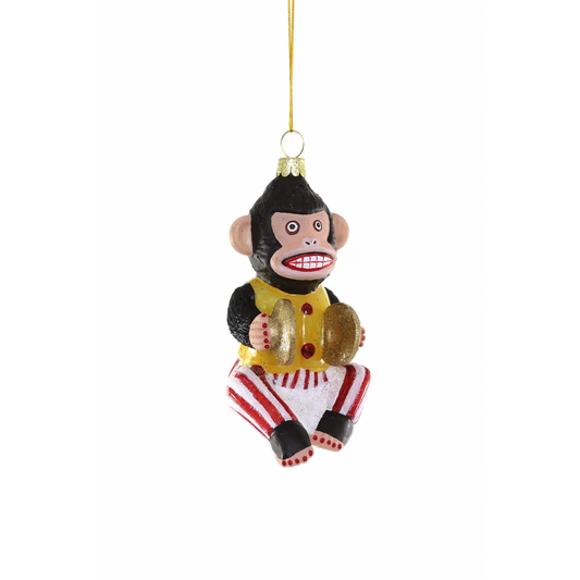 VINTAGE TOY MONKEY ORNAMENT