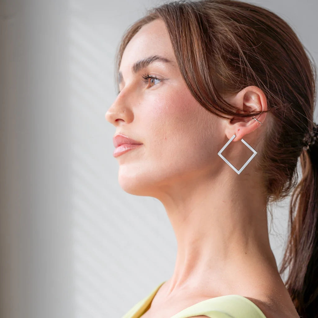 Genevieve Earrings - Silver