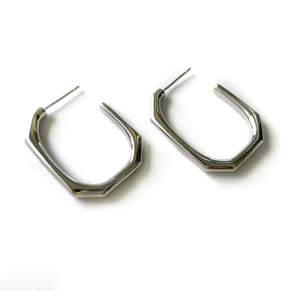 Elina Hoops - Silver