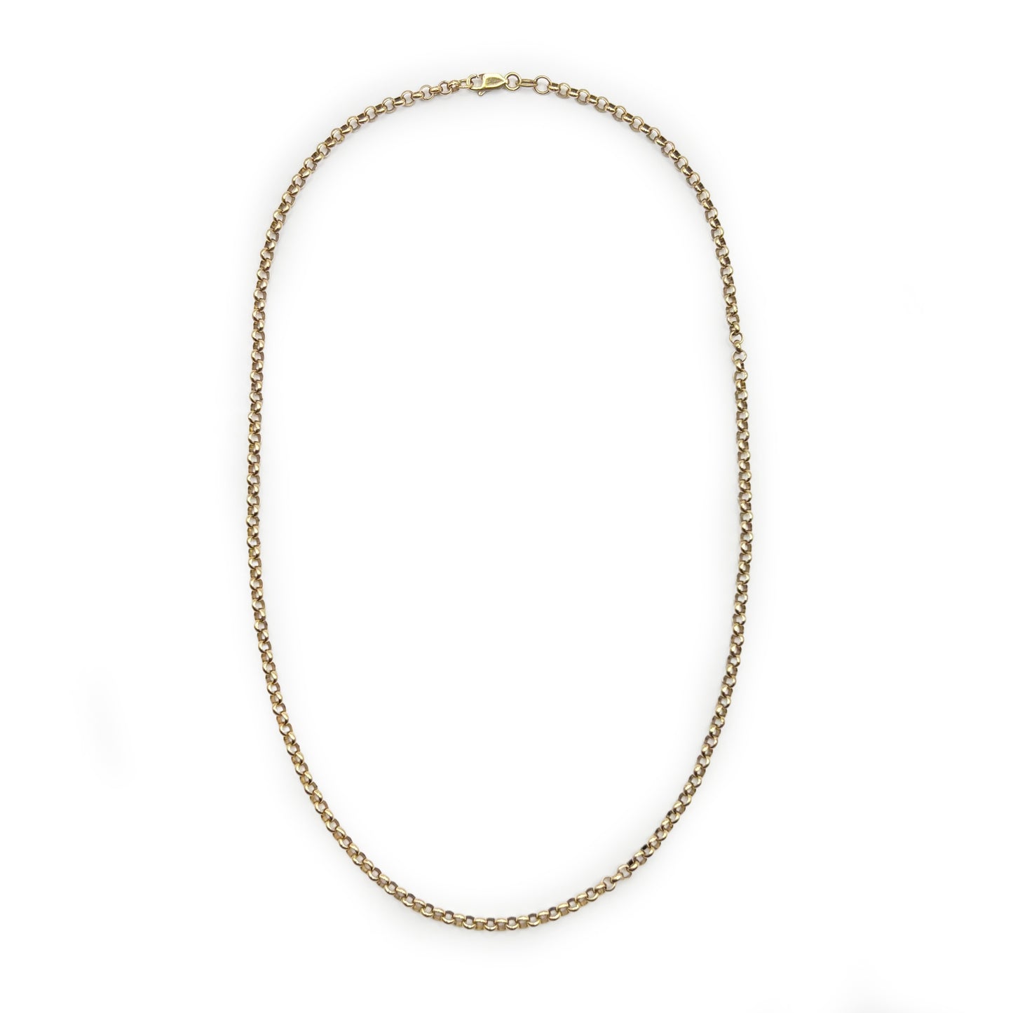 Vintage Small Belcher Chain - 9ct Yellow Gold - 20"L
