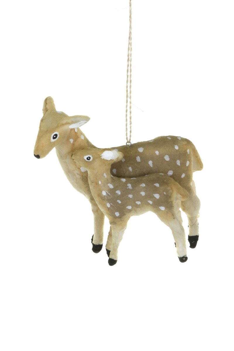 COTTON DEER ORNAMENT