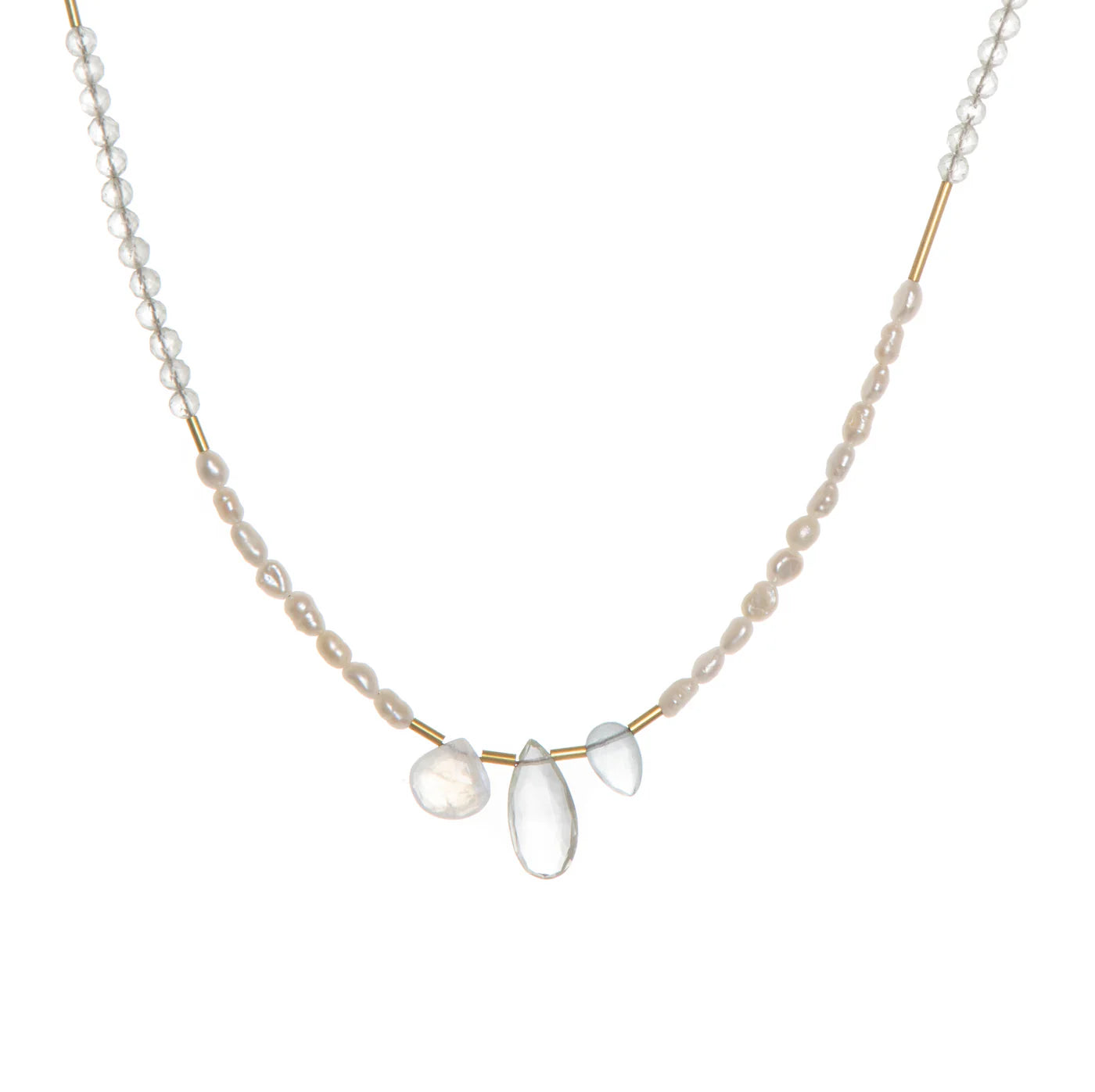 Makani Necklace - Green Amethyst