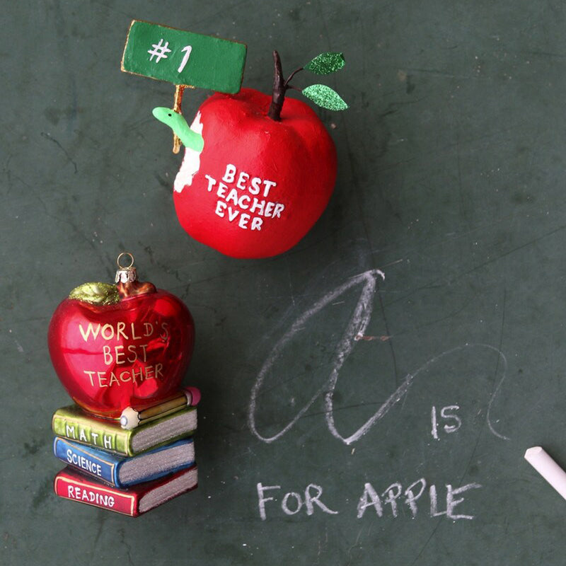 BEST TEACHER EVER ORNAMENT