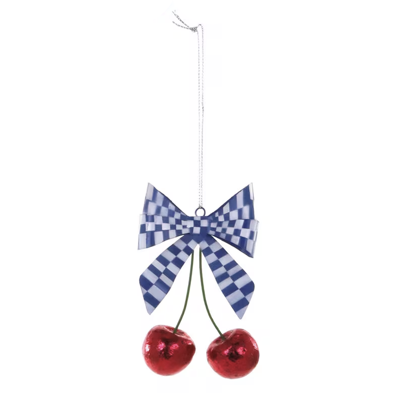 COQUETTE CHERRIES ORNAMENT - BIG BOW