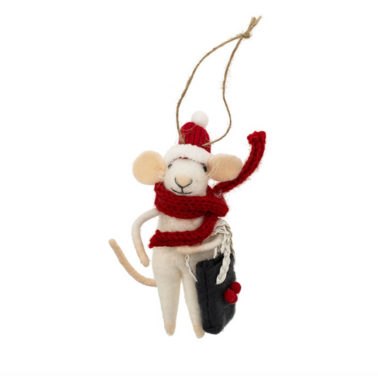Yuletide Yohan Mouse Ornament