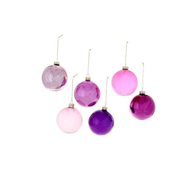 Large Purple Hue Ornament - 6 STYLES