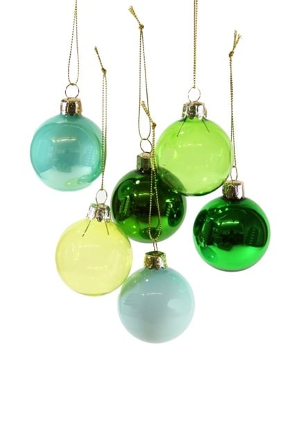SMALL GREEN HUE Ornament - 6 STYLES