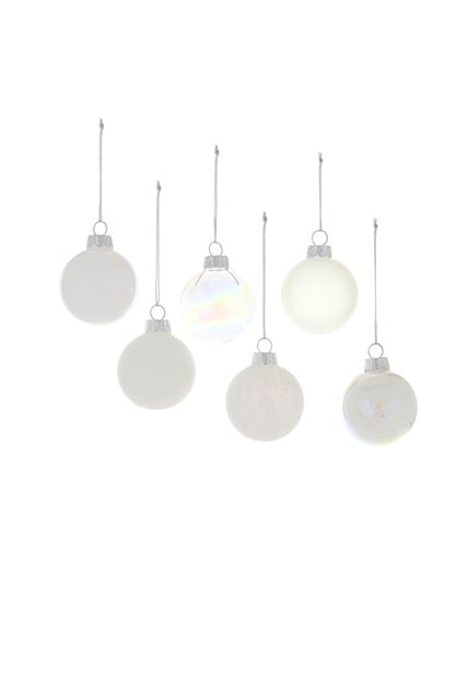 SMALL WHITE HUE Ornament - 6 STYLES