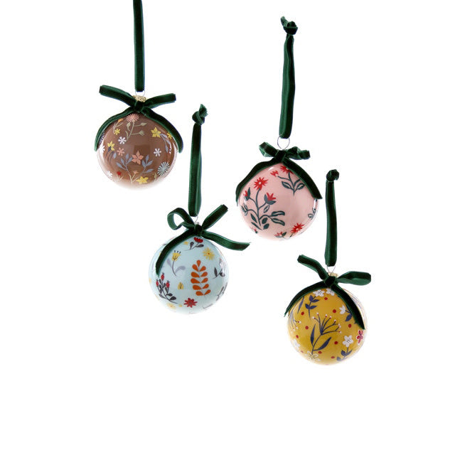 MEADOWFIELD BAUBLE ORNAMENT - LARGE - PASTEL - 4 STYLES
