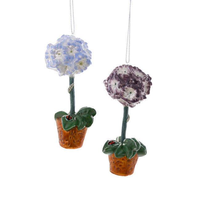 POTTED PRIMROSE ORNAMENT - 2 STYLES
