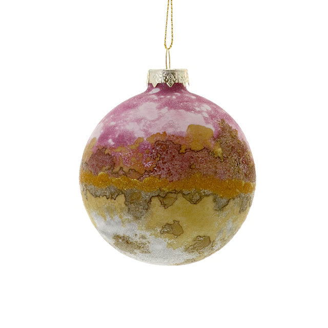 ROSE GOLD DRIP ORNAMENT