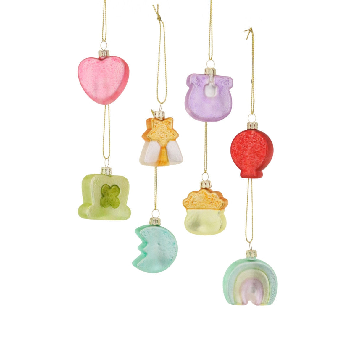 MARSHMALLOW CHARMS ORNAMENT - 8 ASST'D