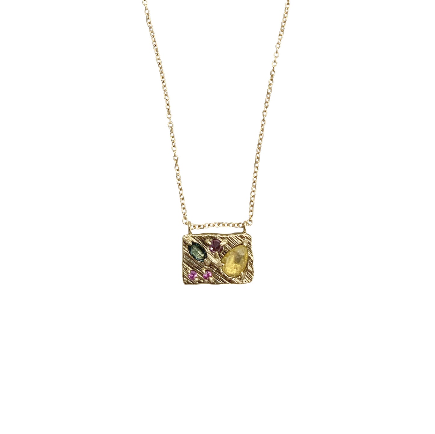 Tropical Collage Necklace