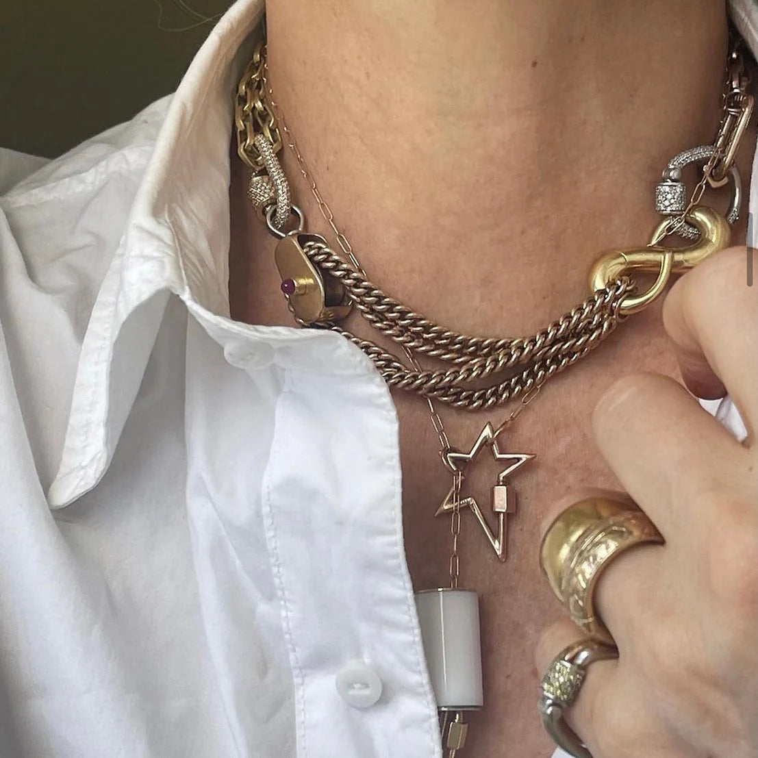 Star Lock - Yellow Gold