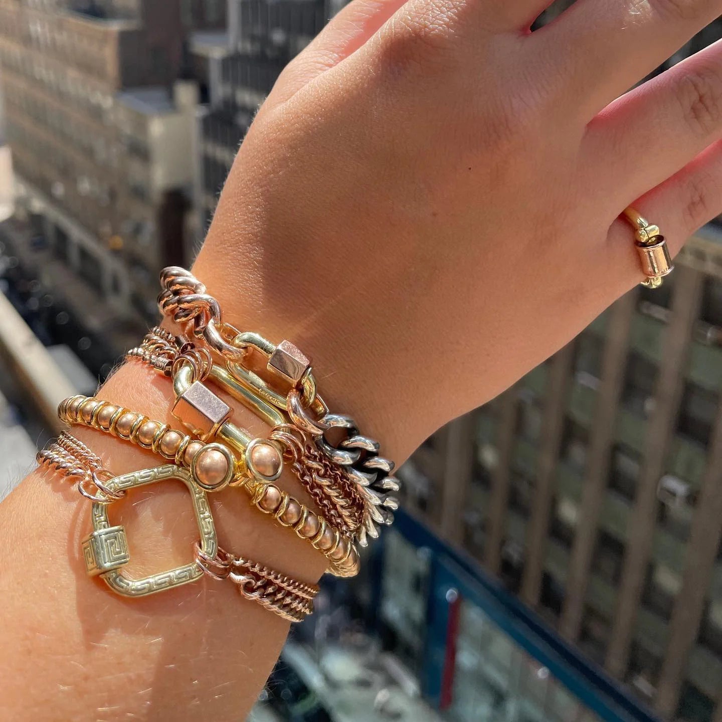 Chubby Baby Lock - Yellow Gold