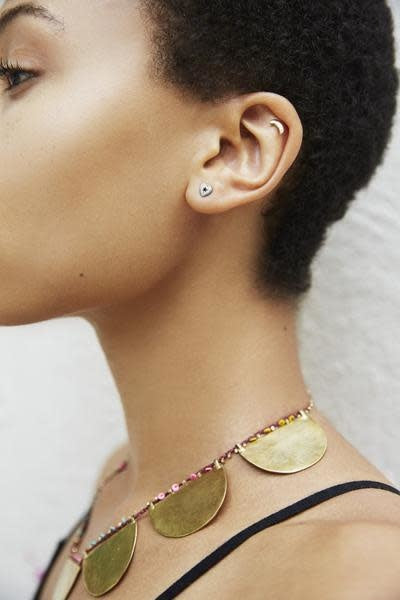 Diamond Heart Stud